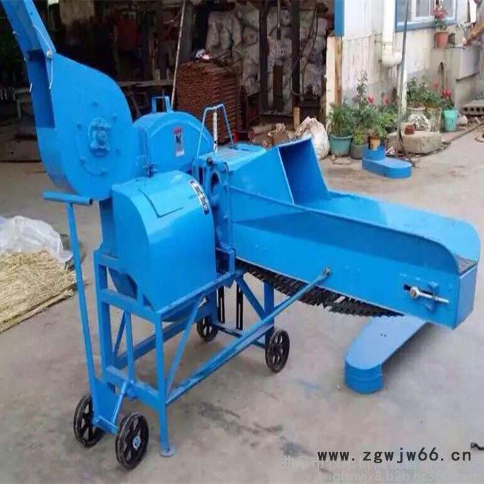 移动式高喷头铡草机 农作物秸秆铡草揉丝机 牛羊养殖牧草粉碎机图3