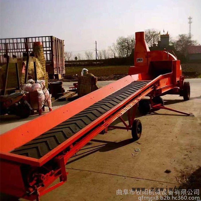 移动式高喷头铡草机 农作物秸秆铡草揉丝机 牛羊养殖牧草粉碎机图6