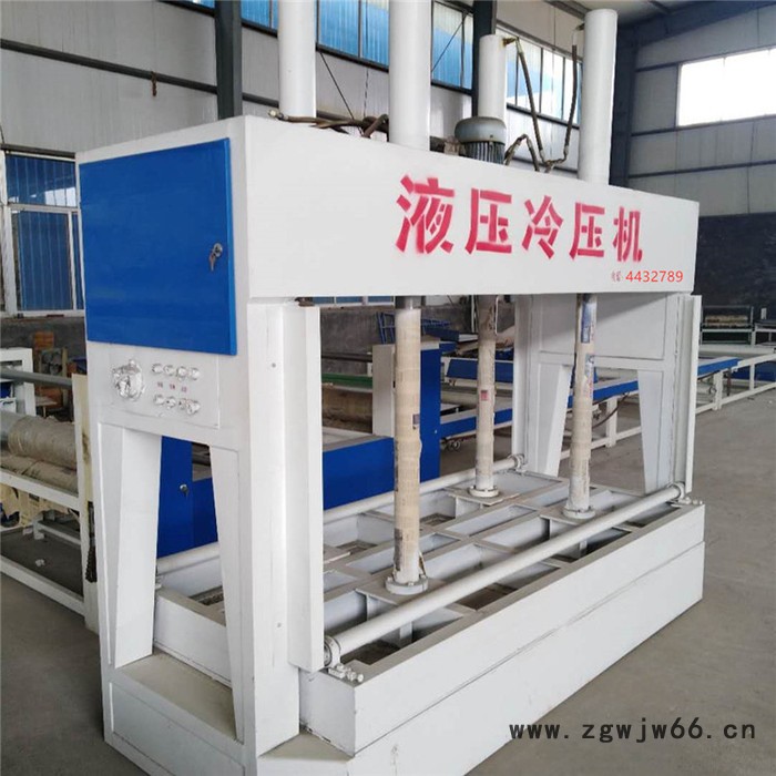 多规格液压冷压机 弹簧轮式自动滑板冷压机 油压多层板压板机图6