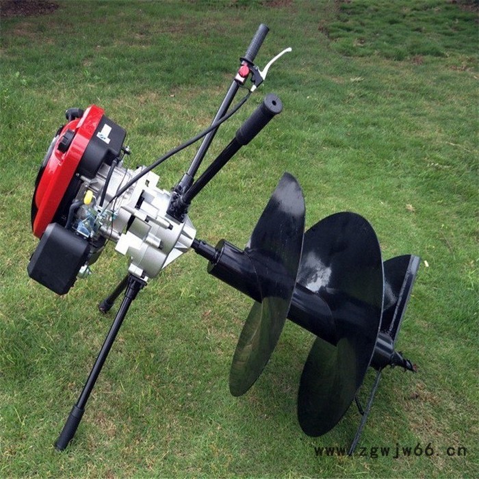 96四冲程汽油挖坑机 弹簧螺旋式地钻机品牌 启航挖坑机图2
