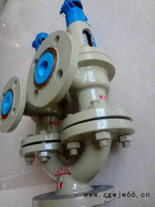 良工阀门A38H-16C A37H-16C A38Y 安全阀 双联弹簧式安全阀 铸钢安全阀图2