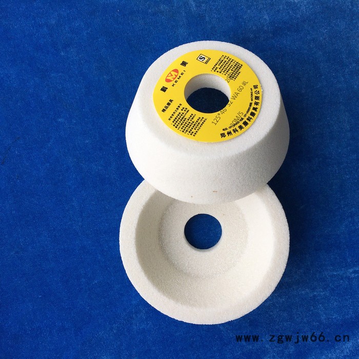 科美 碗型WA砂轮/ 陶瓷WA砂轮片 加工轴承钢砂轮  弹簧钢用砂轮 白刚玉砂轮 ，端面磨砂轮图2