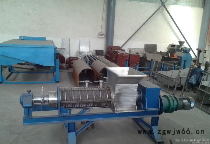 供应弹簧式螺旋压榨机 高脱水率，葡萄压榨破碎机，葡萄除梗机