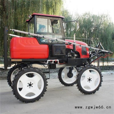 小四驱宽幅喷雾器多喷头四驱打药车 52马力水稻喷药机