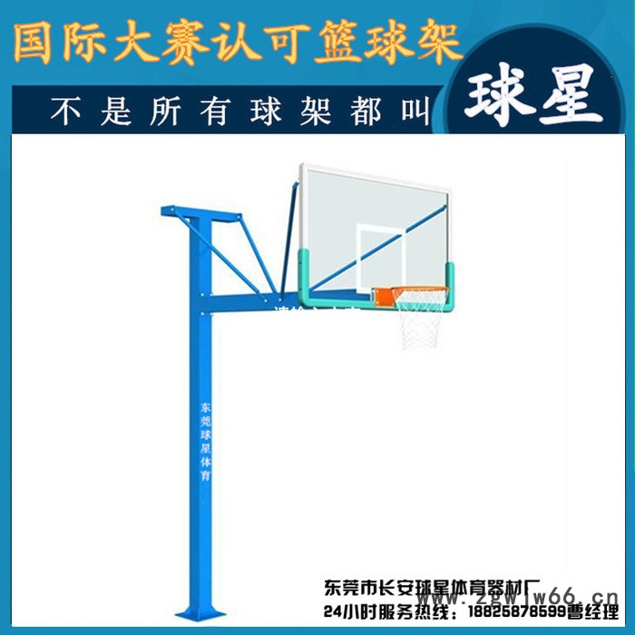 移动式篮球架户外篮球架 标准成人篮球网架 双弹簧篮球圈钢化板图6