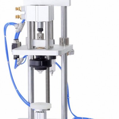 钰翔SGJ香水锁盖机 旋盖机 扎口机 喷头抓口机