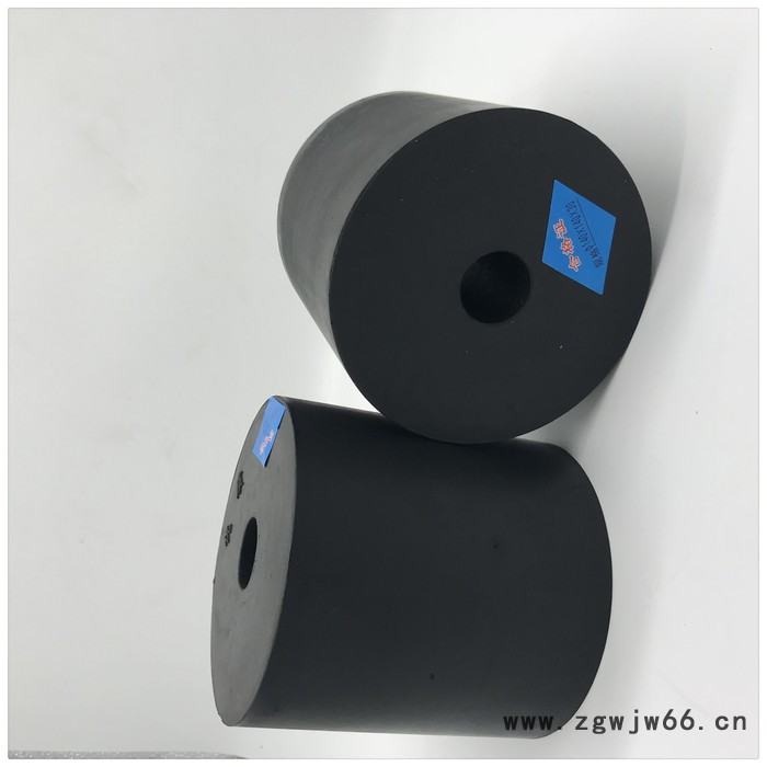 鹏派橡塑生产 橡胶弹簧减震柱 定做黑色橡胶缓冲胶垫块 橡胶墩 橡胶制品厂图3