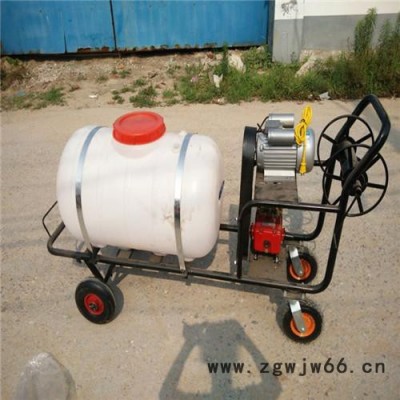 睿迪牌农田手推打药机 射程远果园打药机 远程操作多喷头高压打药机