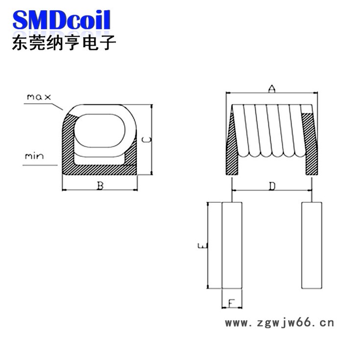 贴片生产厂家表贴式空心线圈高精密贴片电感弹簧线圈图3