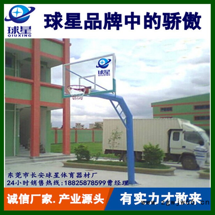 移动式篮球架户外篮球架 标准成人篮球网架 双弹簧篮球圈钢化板.图5