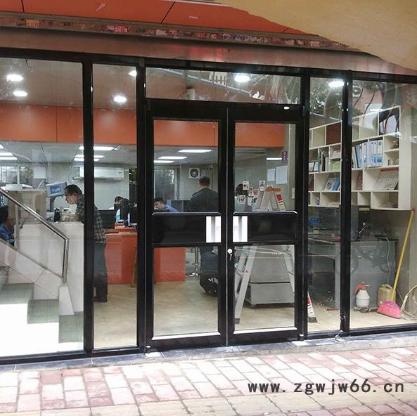 智汇门道 肯德基门 店铺门 商铺门 铝合金门 厂家定制 地弹簧 **图4