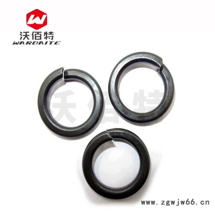 沃佰特标件 4级GB93普通发黑弹垫圈弹介垫圈弹簧垫圈弹垫M3-39图3
