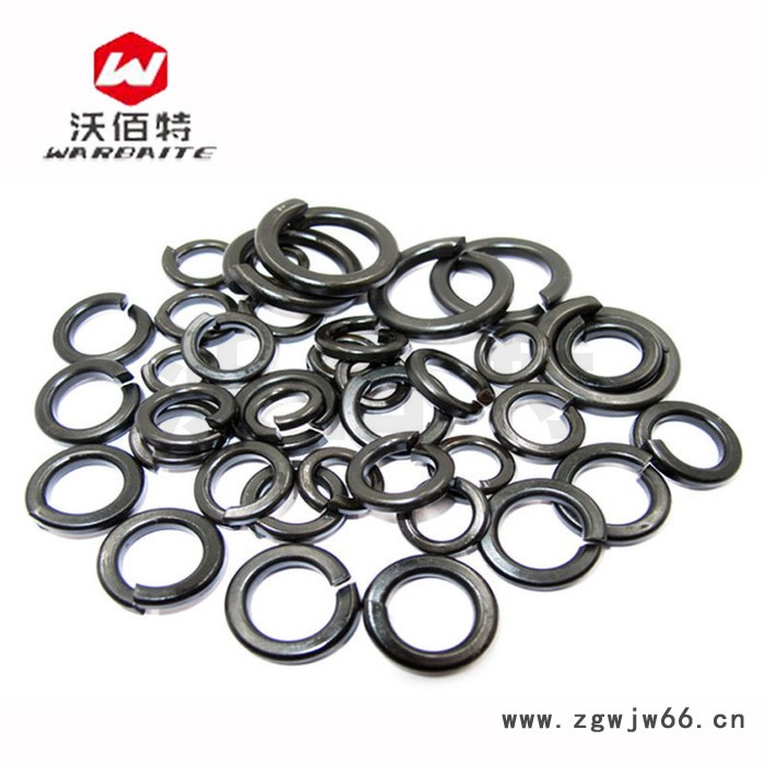 沃佰特标件 4级GB93普通发黑弹垫圈弹介垫圈弹簧垫圈弹垫M3-39图2