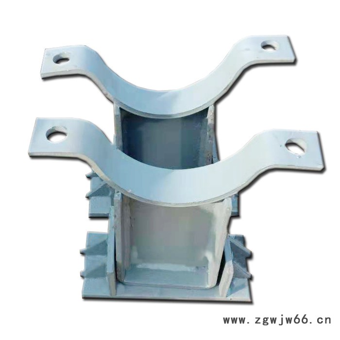 齐鑫DN500 管夹支座 管夹导向支座 支座 弹簧支吊架厂家图3