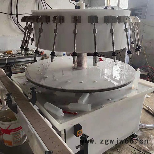 消毒液洗手液酒精液体喷头全自动4头旋盖机灌装机 84消毒水全自动灌装机图3