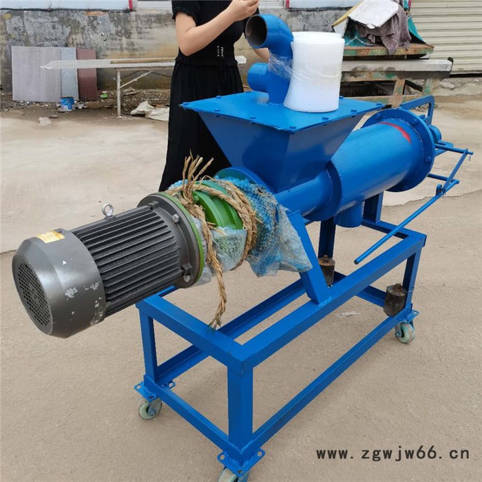 广盛 GS 623  弹簧挤压式固液分离机 粪便干湿分离机 渣液挤干脱水机图8