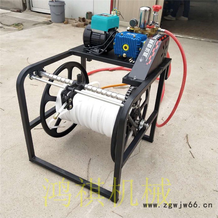 电动缠管打药机   强劲动力汽油打药机 多自走打药机生产厂家 手推式园林打药车 电动 担架式打药机喷头电动打药机图7