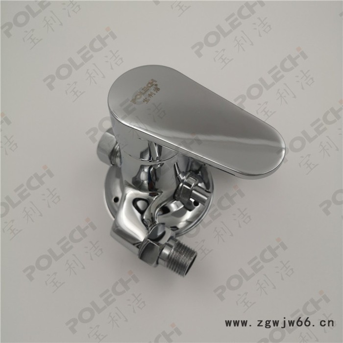 宝利洁BLJ-6632脚踏明装淋浴器,含1米直管、三通、长弯管、4寸喷头(机械式)图5