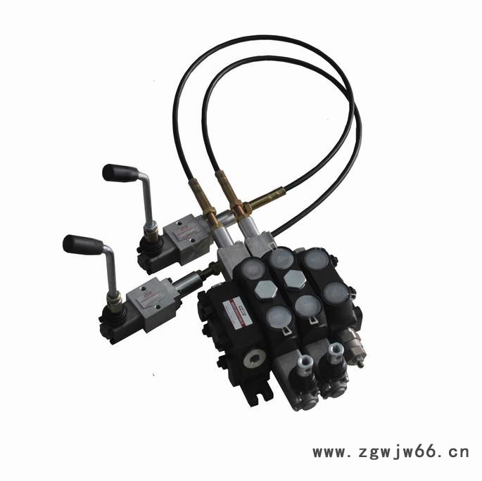 DCV100-1.2米-2OT（弹簧复位）系列软轴控制多路阀图2