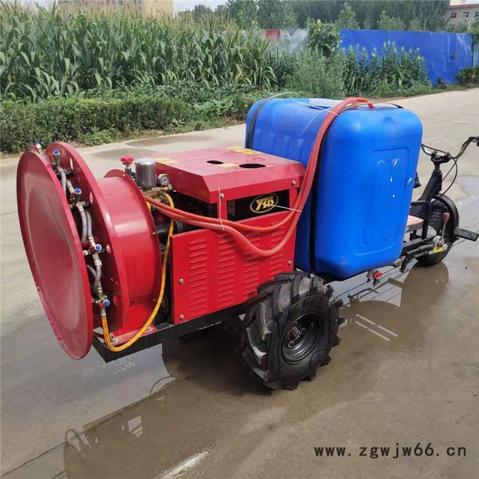 佳硕汽油打药机价格  高杆多喷头打药机 四轮高压防疫消毒喷雾器图5