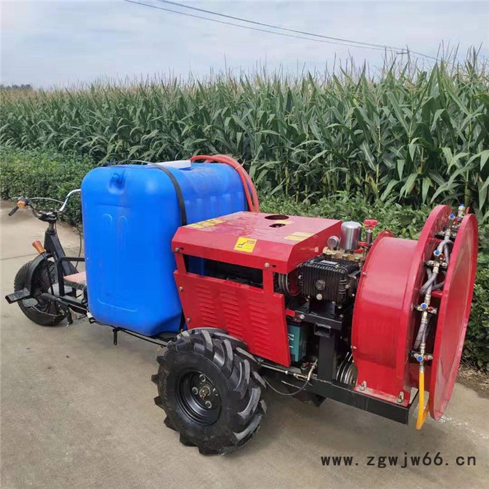 佳硕汽油打药机价格  高杆多喷头打药机 四轮高压防疫消毒喷雾器图2