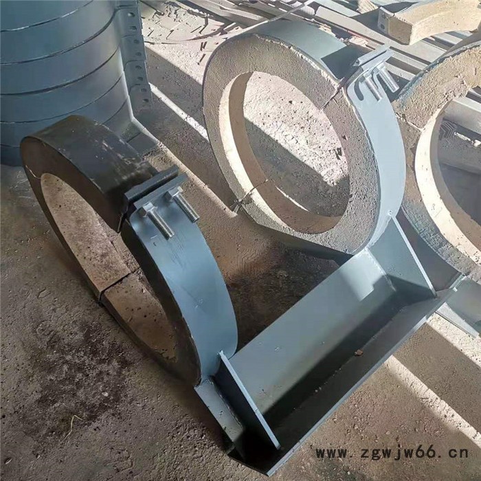 隔热管托 蛭石隔热管托 轻型管夹 可变弹簧支吊架 志昂厂家图2
