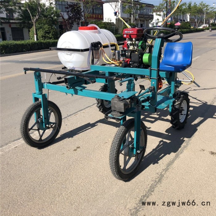大棚养殖灭菌喷雾器 农用牵引式果园高压风送式打药机 多喷头喷杆高低可调节高架打药车价格图6