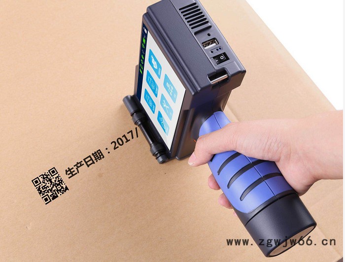 南宁手动手持喷码机DQ200可旋转喷头调整字符高度，同时还可加粗字体图6