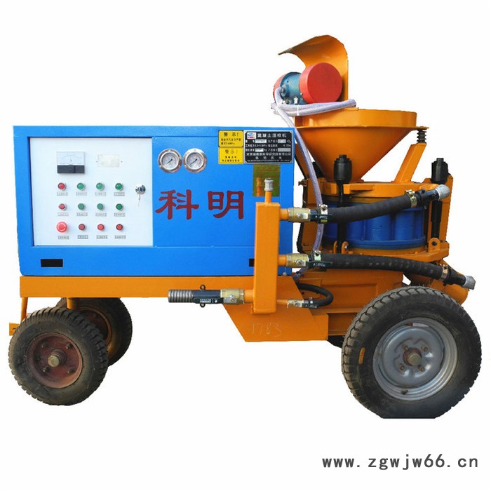 科明专业供应喷浆机湿喷机 喷浆机喷头 喷射物料喷浆机 湿喷机厂家价格图4