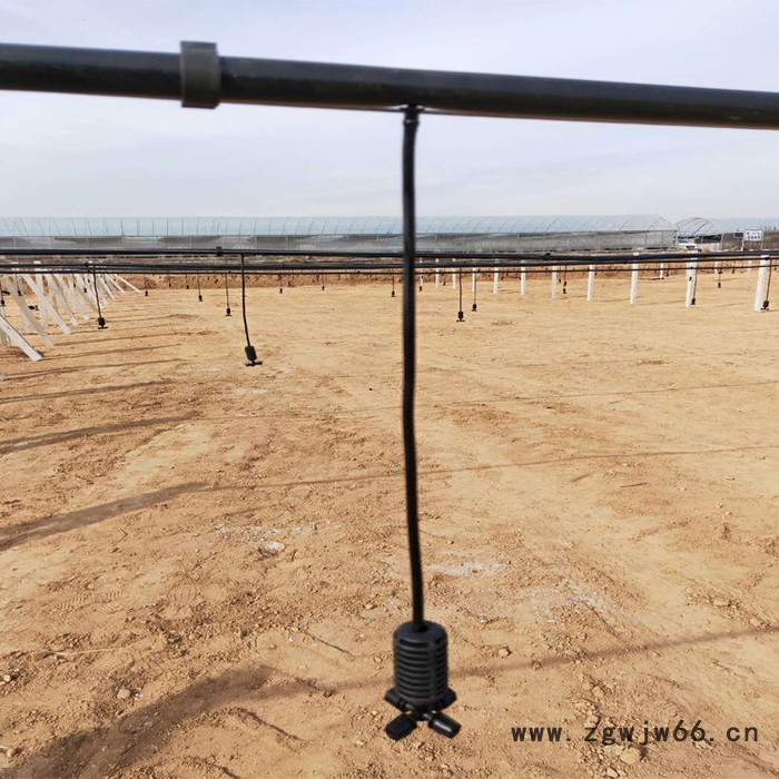 山东茂源倒挂微喷40公分框架旋转式地插 吊挂喷头 折射雾化微喷安装图8