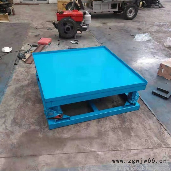 汇鹏 弹簧减震器震动平台 水泥磨具震动台 预制件震实台图6