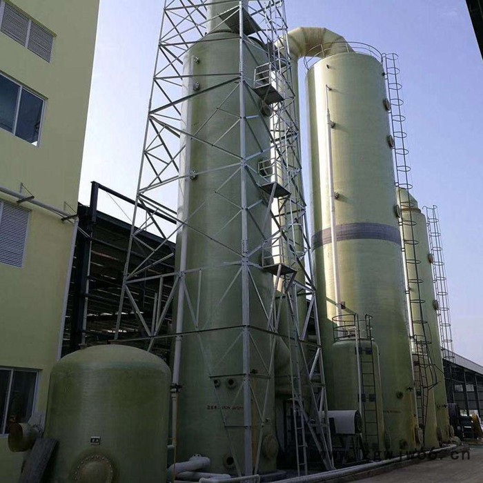 森和 玻璃钢脱硫塔玻璃钢脱硫塔喷头脱硫塔除雾器烟气脱硫脱硝塔设备图2