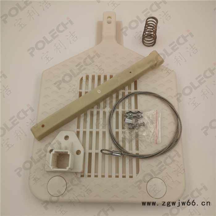 脚踏淋浴器明装BLJ-6632,含1米直管、三通、长弯管、4寸喷头 脚踏明装淋浴器图4