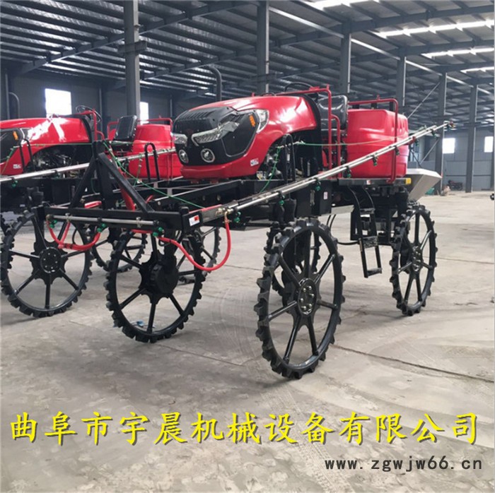 吉林柴油四轮打药机 宇晨可以施肥打药车厂家 多喷头高架玉米打药机价格图7