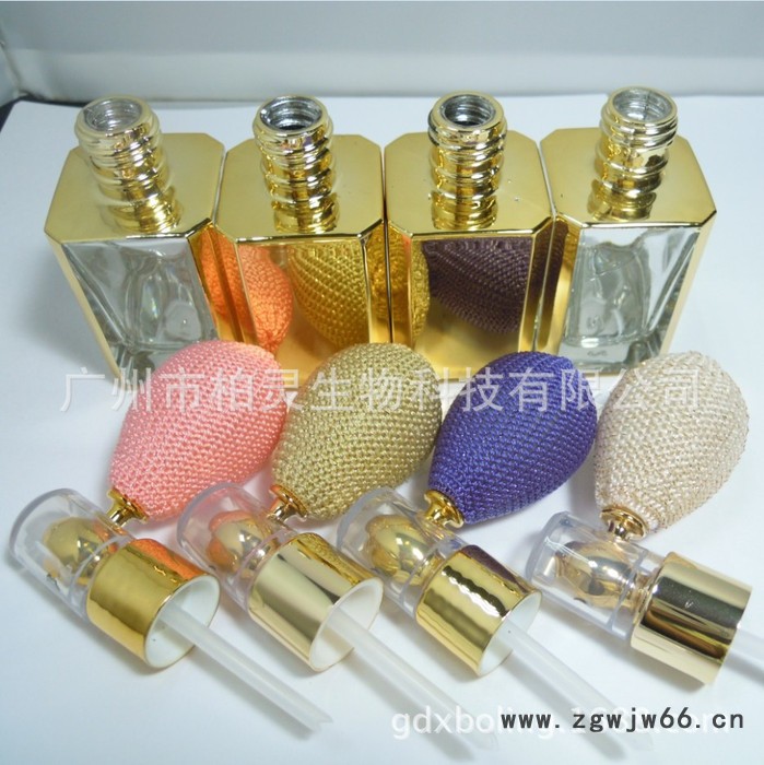 ODM直销香粉气囊喷头 散粉玻璃瓶 闪粉喷头图3