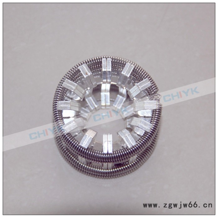 CHIYK/豫开VS1用高压梅花触头64片GC5-630A动静触头ZN63弹簧捆绑式梅花触头630A紫铜镀银断路器触头图6