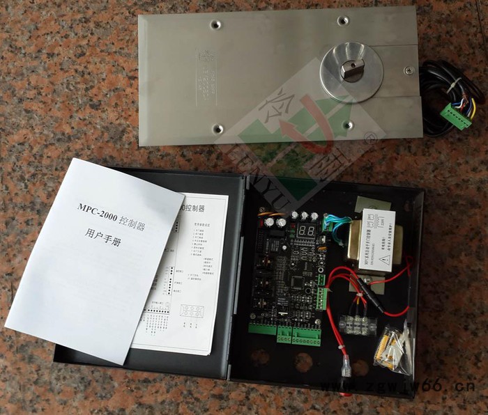 浙江杭州开门机90度平开自动门机，楼宇电动地埋式自动门，冷雨LEY电动地弹簧LEY2008DA图3