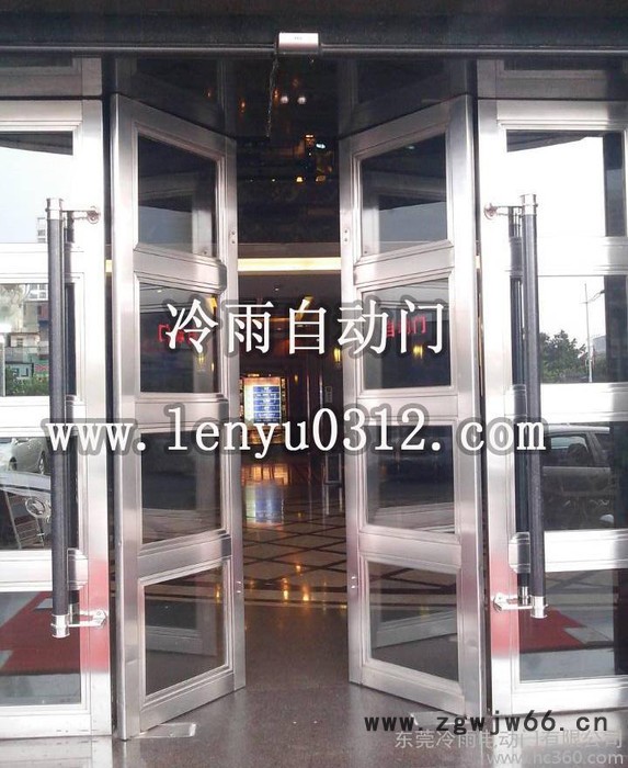 浙江杭州开门机90度平开自动门机，楼宇电动地埋式自动门，冷雨LEY电动地弹簧LEY2008DA图2