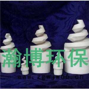 四氟螺旋喷头喷嘴 耐强酸碱喷头,F4耐腐蚀喷头图5