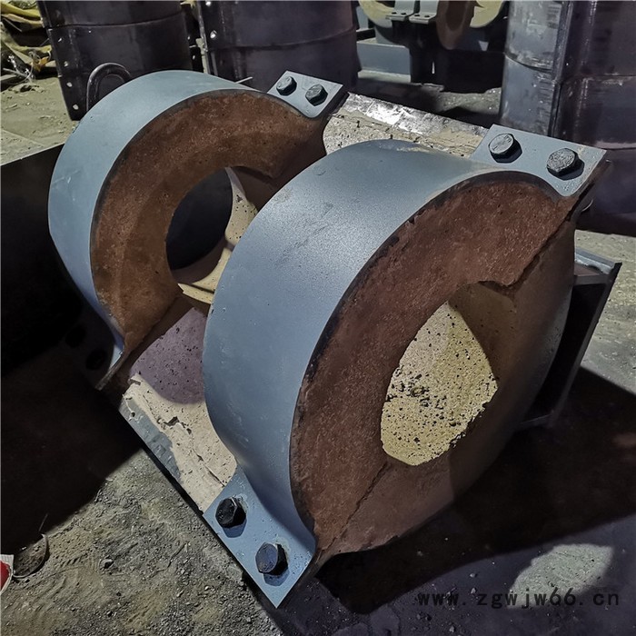 隔热管托pe管托轻型管夹可变弹簧支吊架聚氨酯保冷管托志昂厂家图2