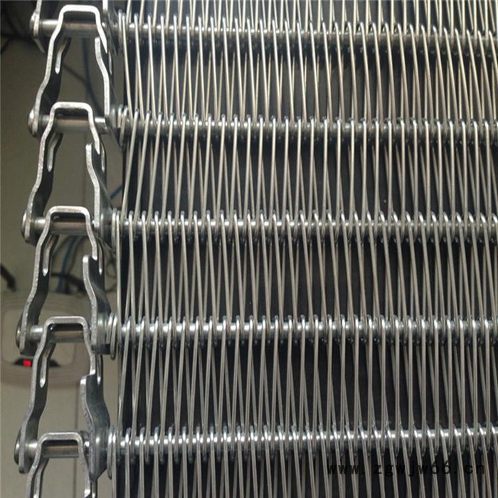 博创螺旋网带   链杆式速冻螺旋网带 螺旋速冻机配件 弹簧丝网带非标可定做图2