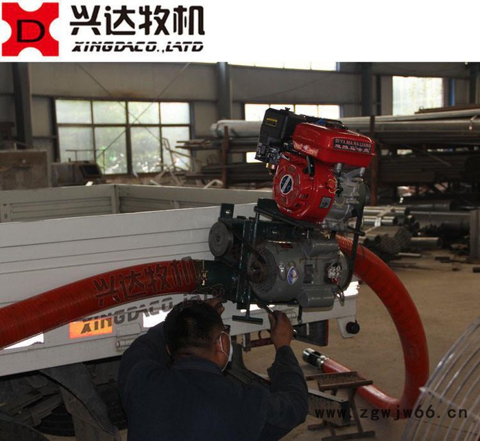 汽油吸粮机  水稻吸粮机  吸粮机弹簧  车栽吸粮机 山东兴达牧机图2