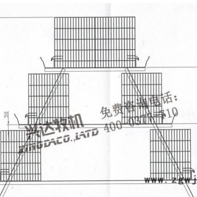 **肉鸡笼 立体式弹簧自动门式设计 自动化养鸡设备直销