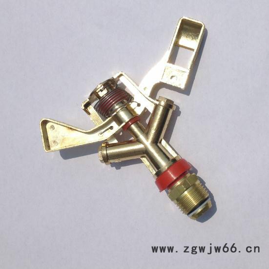 草地喷头360度旋转 锌合金旋转式园林喷头 4分锌合金摇臂喷  园林喷头图5