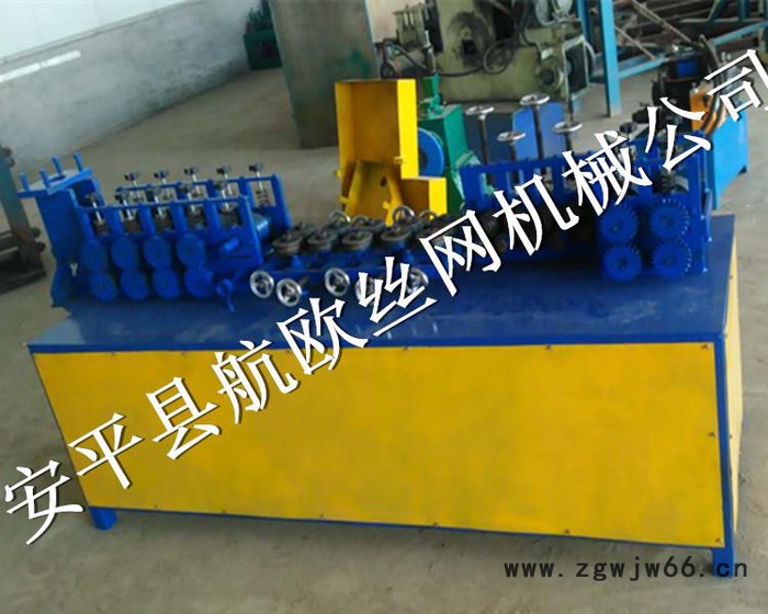 航欧机械弹簧钢丝压扁机 高精度 不锈钢丝压扁机 全自动铁线压扁机图6