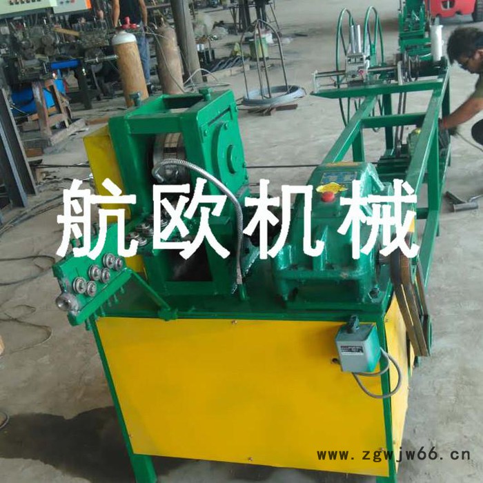 航欧机械弹簧钢丝压扁机 高精度 不锈钢丝压扁机 全自动铁线压扁机图2