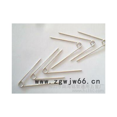 供应别针配件 弹簧别针 V字形别针 扣针配件