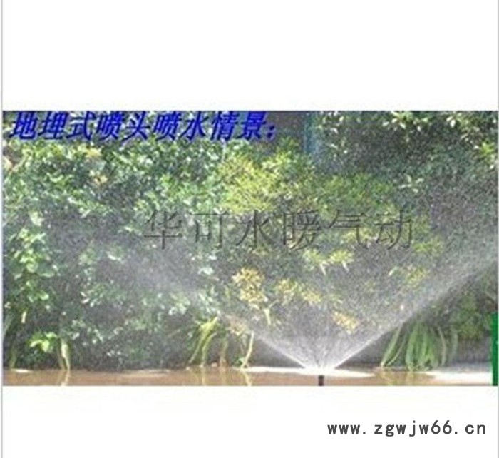 6分地埋式旋转喷头高尔夫足球场草坪喷灌降温喷头自动升降式喷头图3