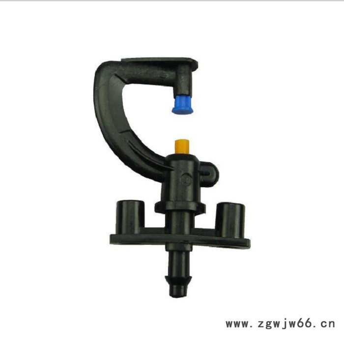 塑料折射式G型喷头山字架 节水微喷头 灌溉喷头小旋轮 微喷头图2