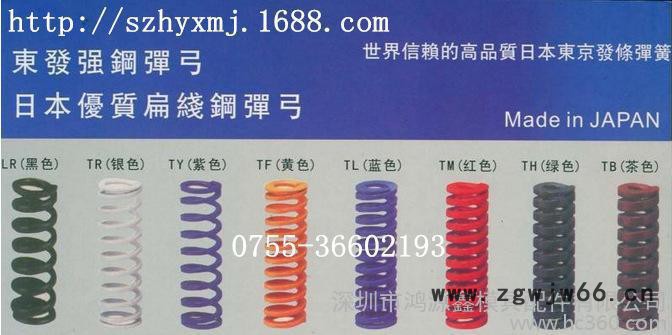 日本原装进口矩形弹簧，东发弹簧，模具弹簧，矩形弹簧，10*60图3